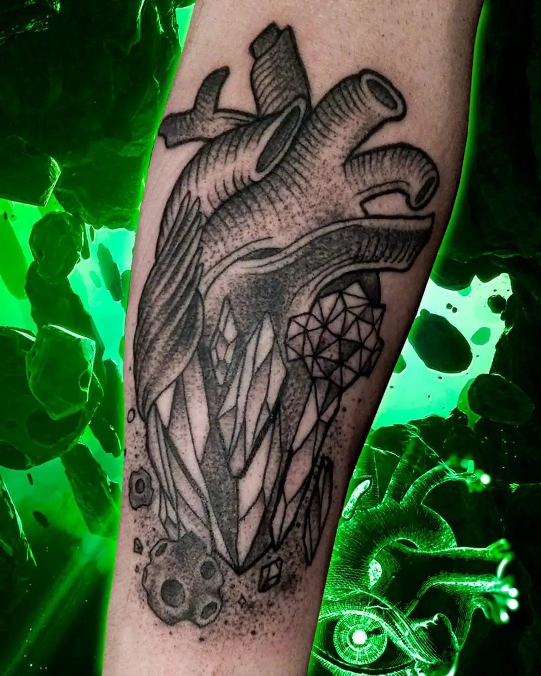 Tatuaje estilo geométrico